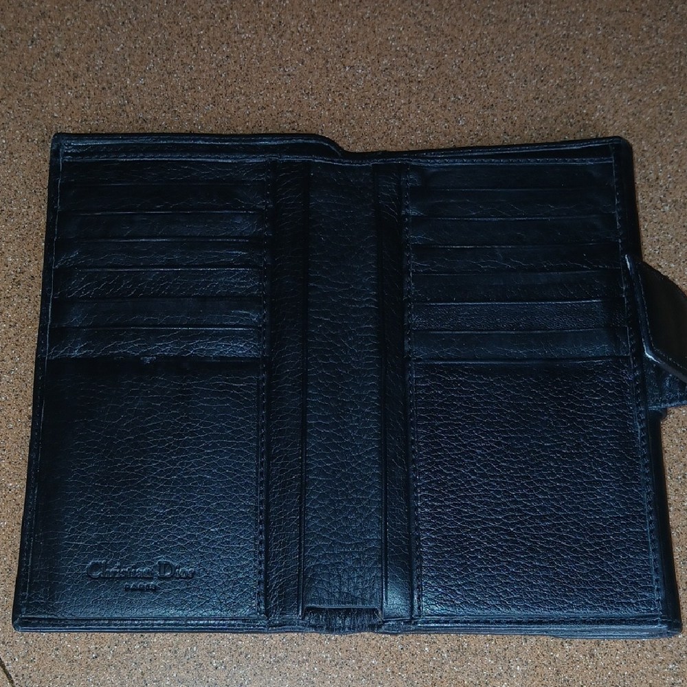 Dior Black Leather Street Continental Wallet - Picture 7 of 17